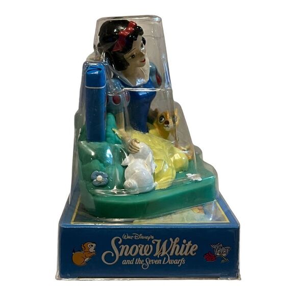 Disney Snow White Seven Dwarfs Floating Soap Dish & 3 Soaps Vintage 1990s New - Picture 4 of 5
